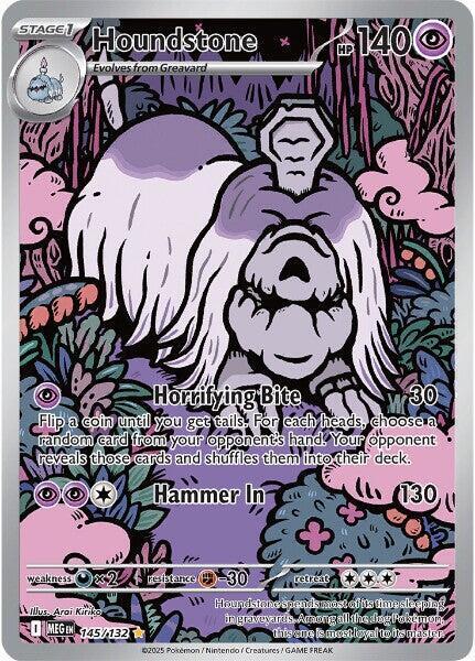 Houndstone 145/132 – Mega Evolution | Pokémon TCG English