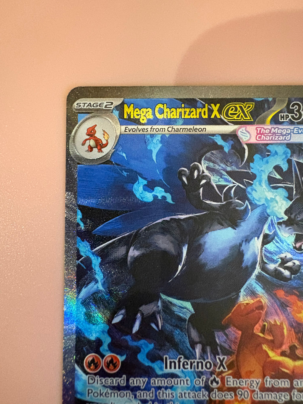 Mega Charizard X ex #125 Full Art Pokémon Card – Mega Evolution UK