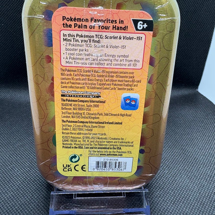 Scarlet & Violet 151 Mini Tin - Arcanine & Omanyte