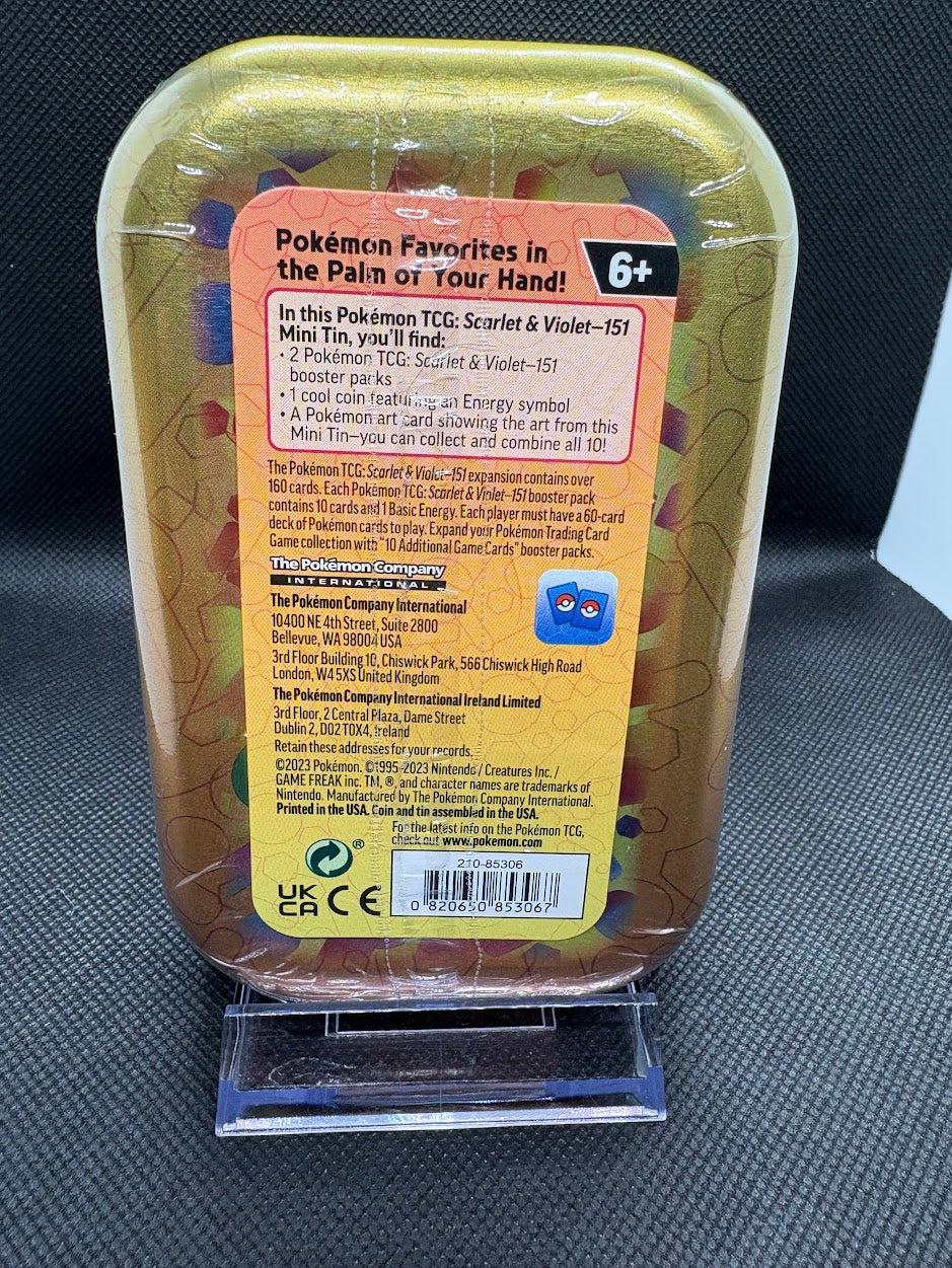 Scarlet & Violet 151 Mini Tin - Arcanine & Omanyte