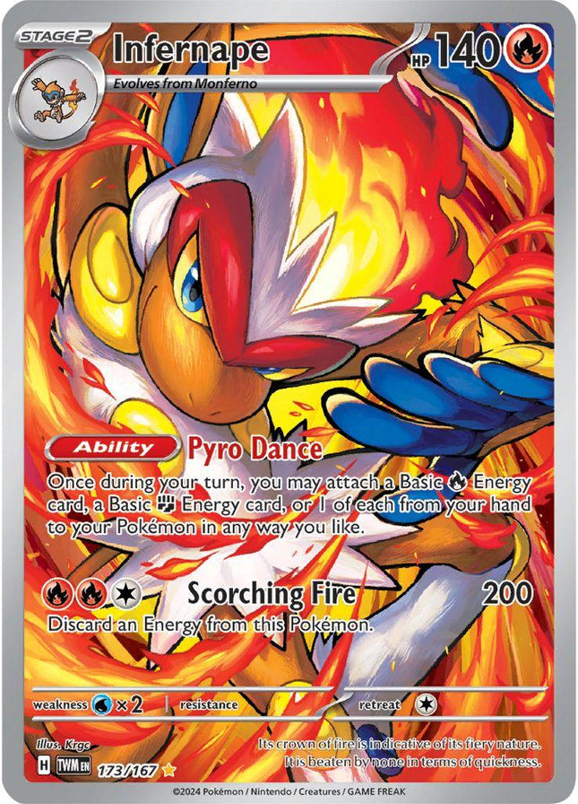 Infernape 173/167 – Illustration Rare | Pokémon TCG English  Product Description