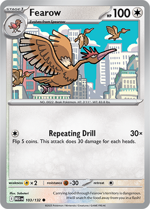Fearow 103/132