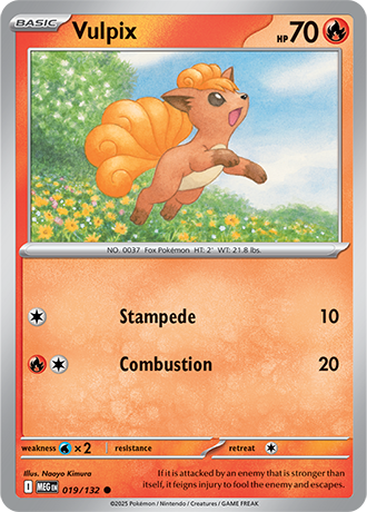 Vulpix 019/132