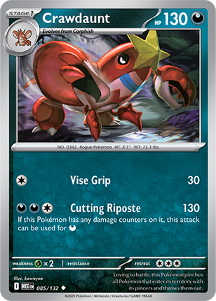 Crawdaunt 085/132