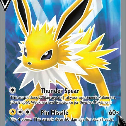 Jolteon V 177/203 – Full Art Ultra Rare | Evolving Skies | Pokémon TCG English