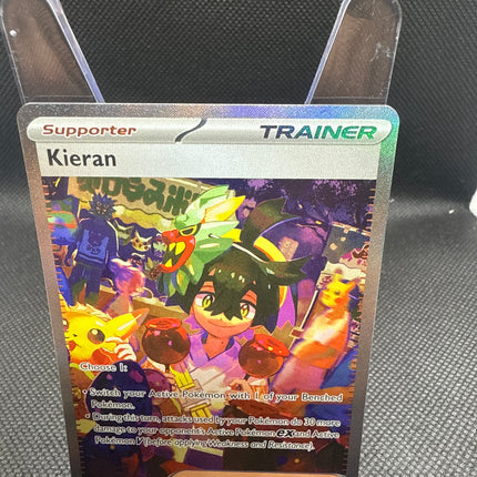Pokémon Kieran 218/167 Ultra Rare Trainer card Twilight Masquarade