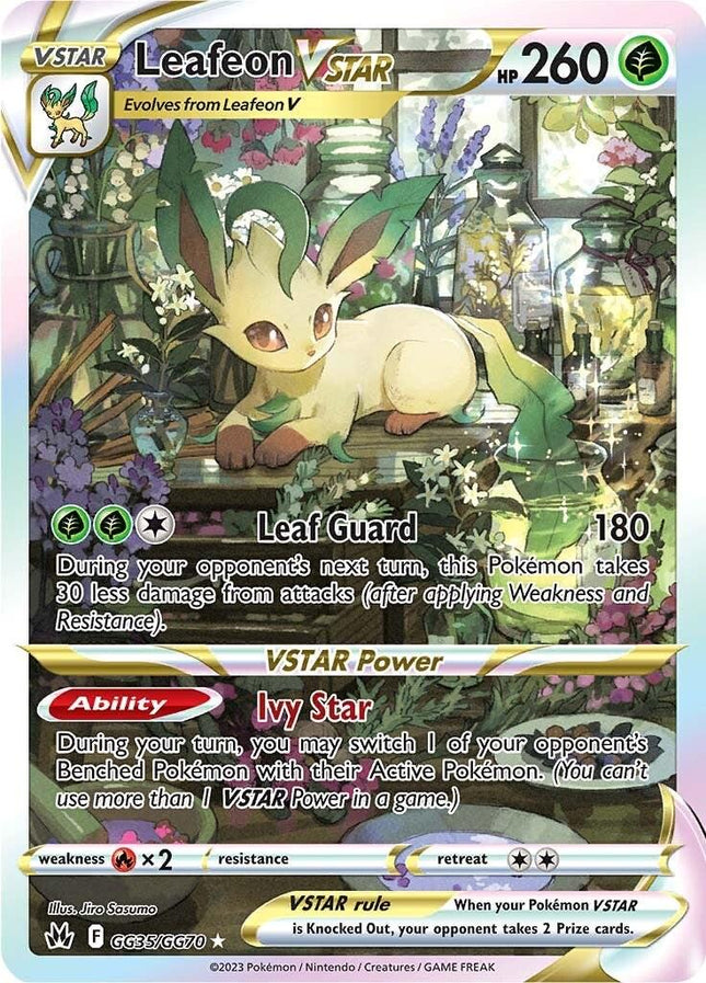 Leafeon VSTAR GG35/GG70 – Galarian Gallery Ultra Rare | Crown Zenith | Pokémon TCG English