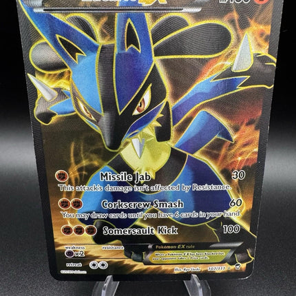 Lucario EX 107/111 – Furious Fists | Pokémon TCG English