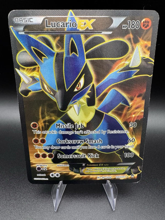 Lucario EX 107/111 – Furious Fists | Pokémon TCG English