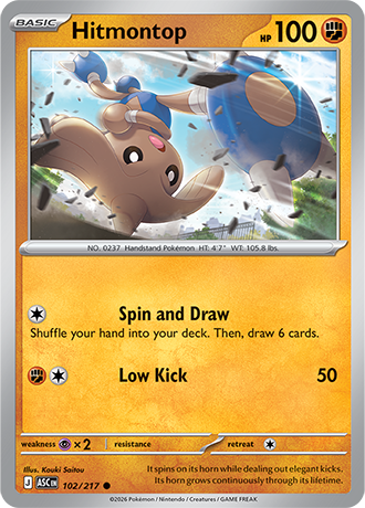 Hitmontop 102/217