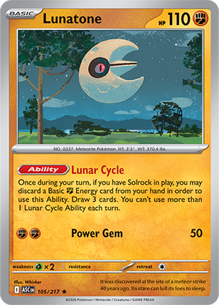 Lunatone 105/217