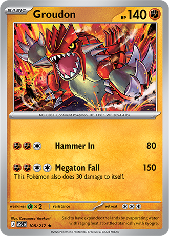 Groudon 108/217
