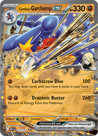 Cynthia's Garchomp 111/217