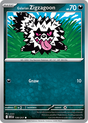 Galarian Zigzagoon 130/217