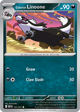 Galarian Linoone 131/217