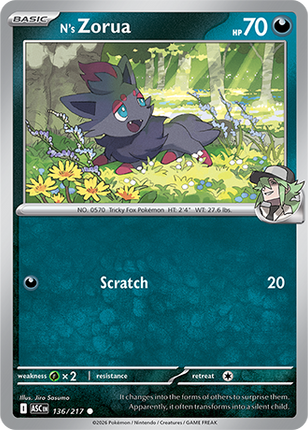 N's Zorua 136/217