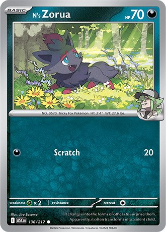 N's Zorua 136/217