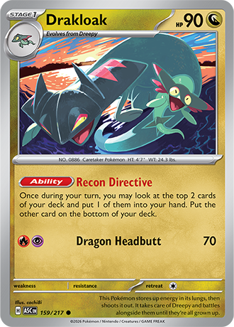 Drakloak 159/217