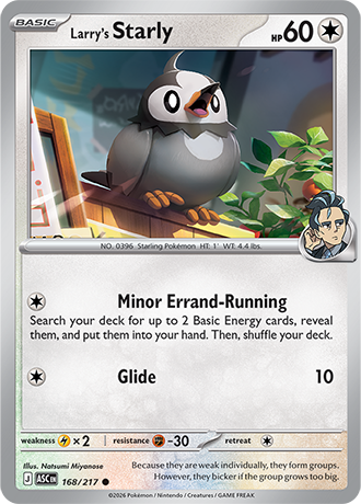 Larry's Starly 168/217