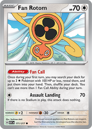 Fan Rotom 171/217