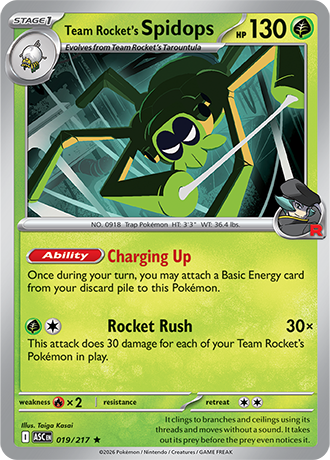 Team Rocket's Spidops 019/217