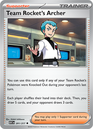 Team Rocket's Archer 201/217