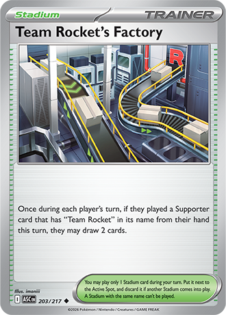 Team Rocket's Factory 203/217