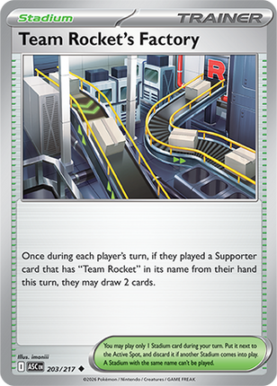 Team Rocket's Factory 203/217