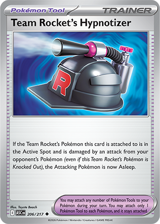 Team Rocket's Hypnotizer 206/217