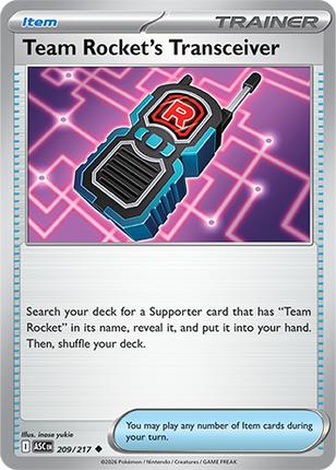 Team Rocket's Transceiver 209/217