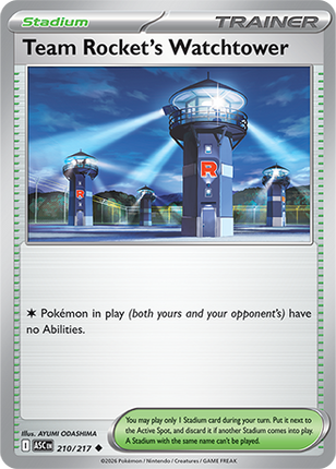 Team Rocket's Watchtower 210/217