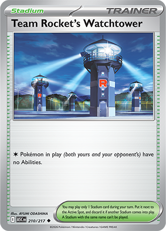 Team Rocket's Watchtower 210/217