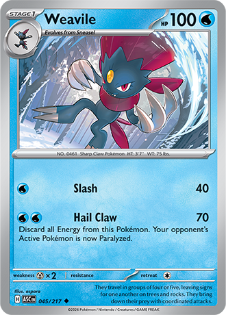 Weavile 045/217