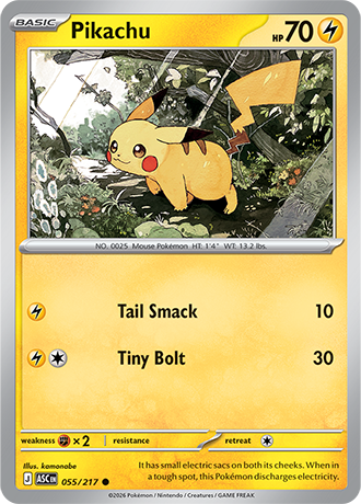 Pikachu 055/217
