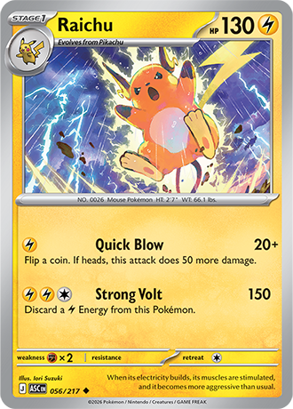 Raichu 056/217