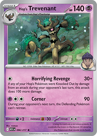 Hop's Trevenant 096/217