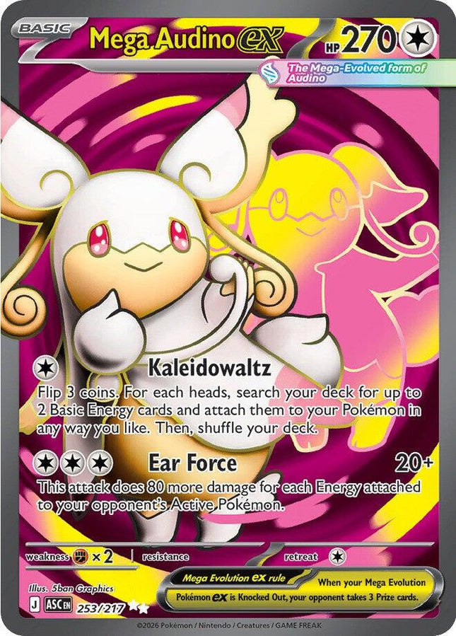 Mega Audino ex 253/217 – Ascended Heroes | Pokémon TCG English