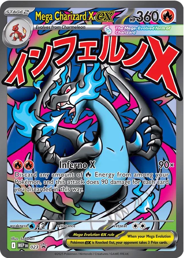 Mega Charizard X ex 023/MEP – Black Star Promo | Pokémon TCG