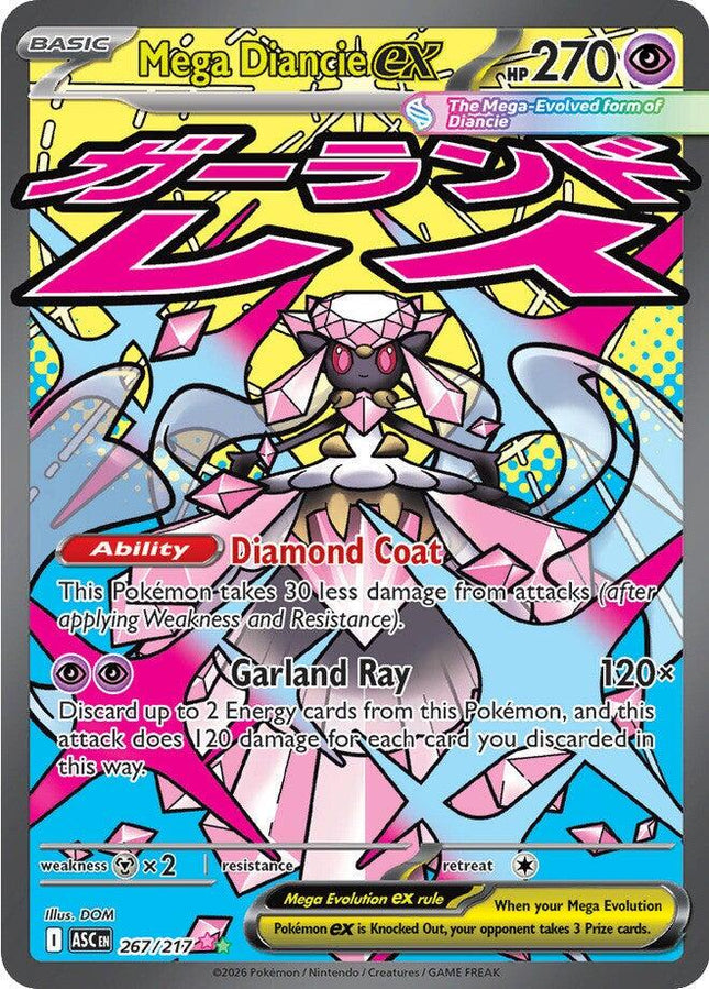Mega Diancie ex 267/217 – Ascended Heroes | Pokémon TCG English