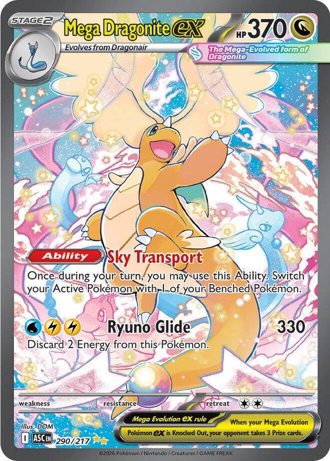 Mega Dragonite ex 290/217 – Ascended Heroes | Pokémon TCG English