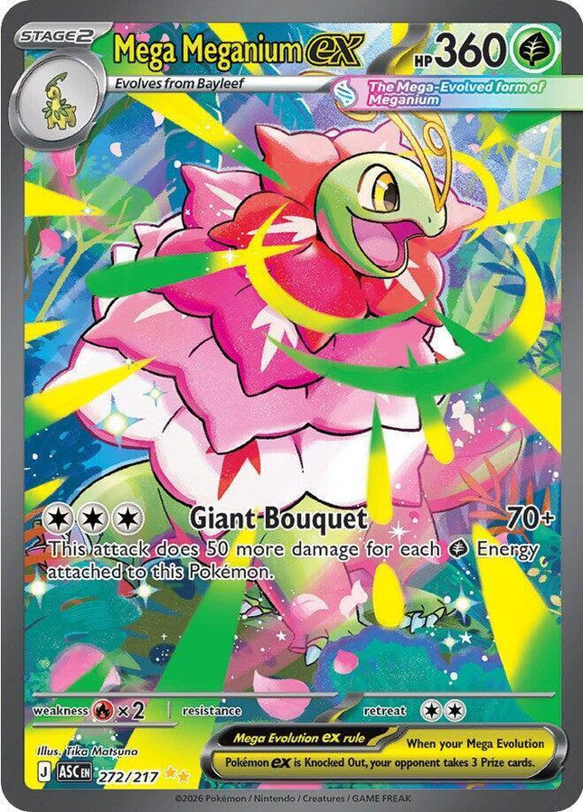 Mega Meganium ex 272/217 – Ascended Heroes | Pokémon TCG English