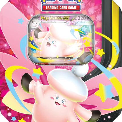 Mega Moonlit Tin (Mega Clefable ex) – Pokémon TCG English