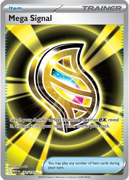 Mega Signal 171/132 – Mega Evolution | Pokémon TCG English