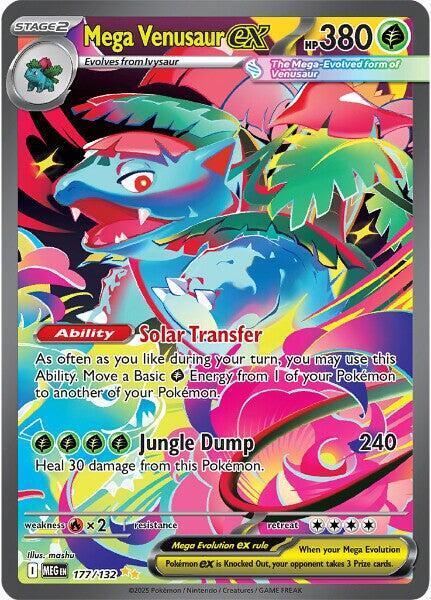 Mega Venusaur EX 177/132 – Mega Evolution 2025 | Pokémon TCG English