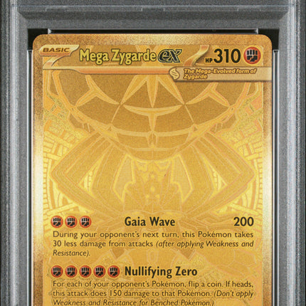 Mega Zygarde ex 124/088 – PSA 9 Mint | Gold Mega Hyper Rare | Perfect Order
