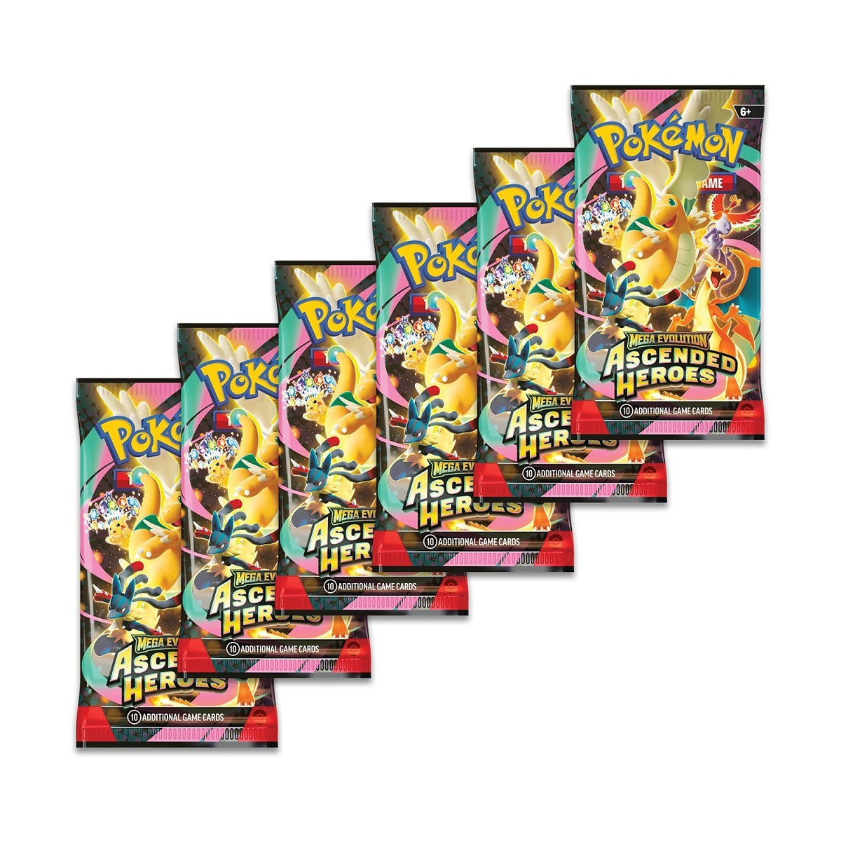 PRE-ORDER Mega Evolution-Ascended Heroes Booster Bundle (6 Packs)