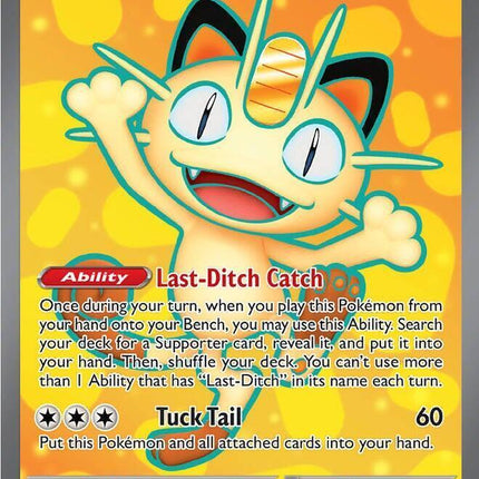 Meowth ex 107/088 Ultra Rare – Perfect Order Expansion | Pokémon TCG English