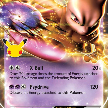 Mewtwo-EX 54/99 – Celebrations Classic Collection 25th Anniversary | English