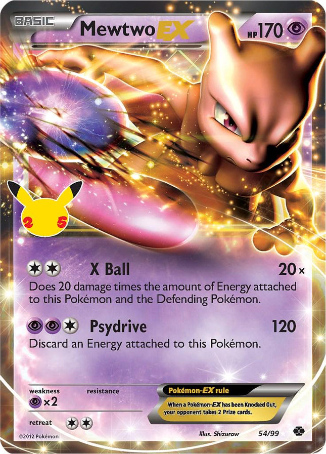 Mewtwo-EX 54/99 – Celebrations Classic Collection 25th Anniversary | English
