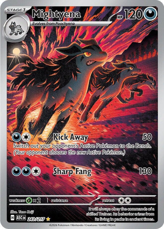 Mightyena 243/217 – Ascended Heroes | Pokémon TCG English